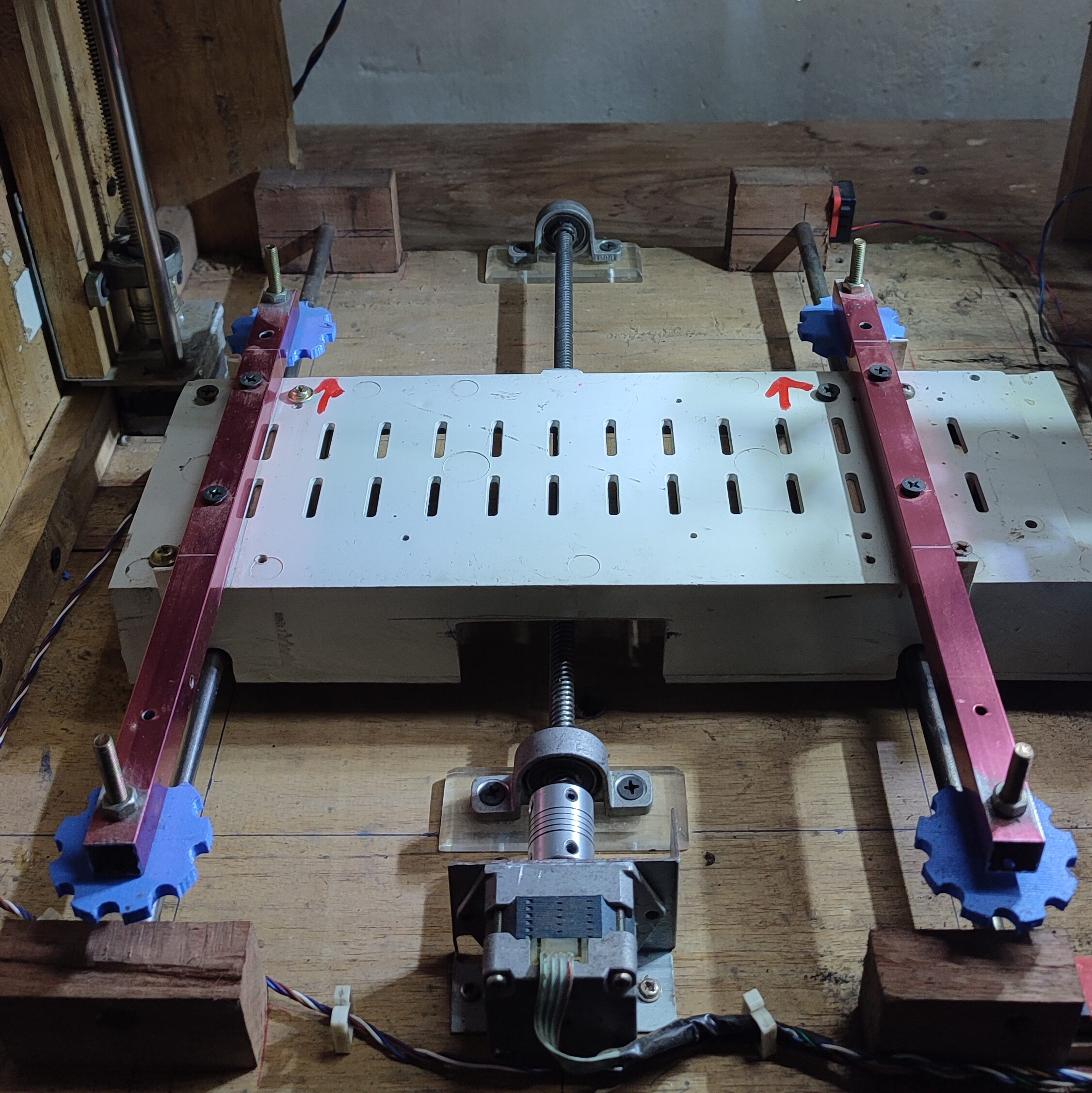 Y axis construction.